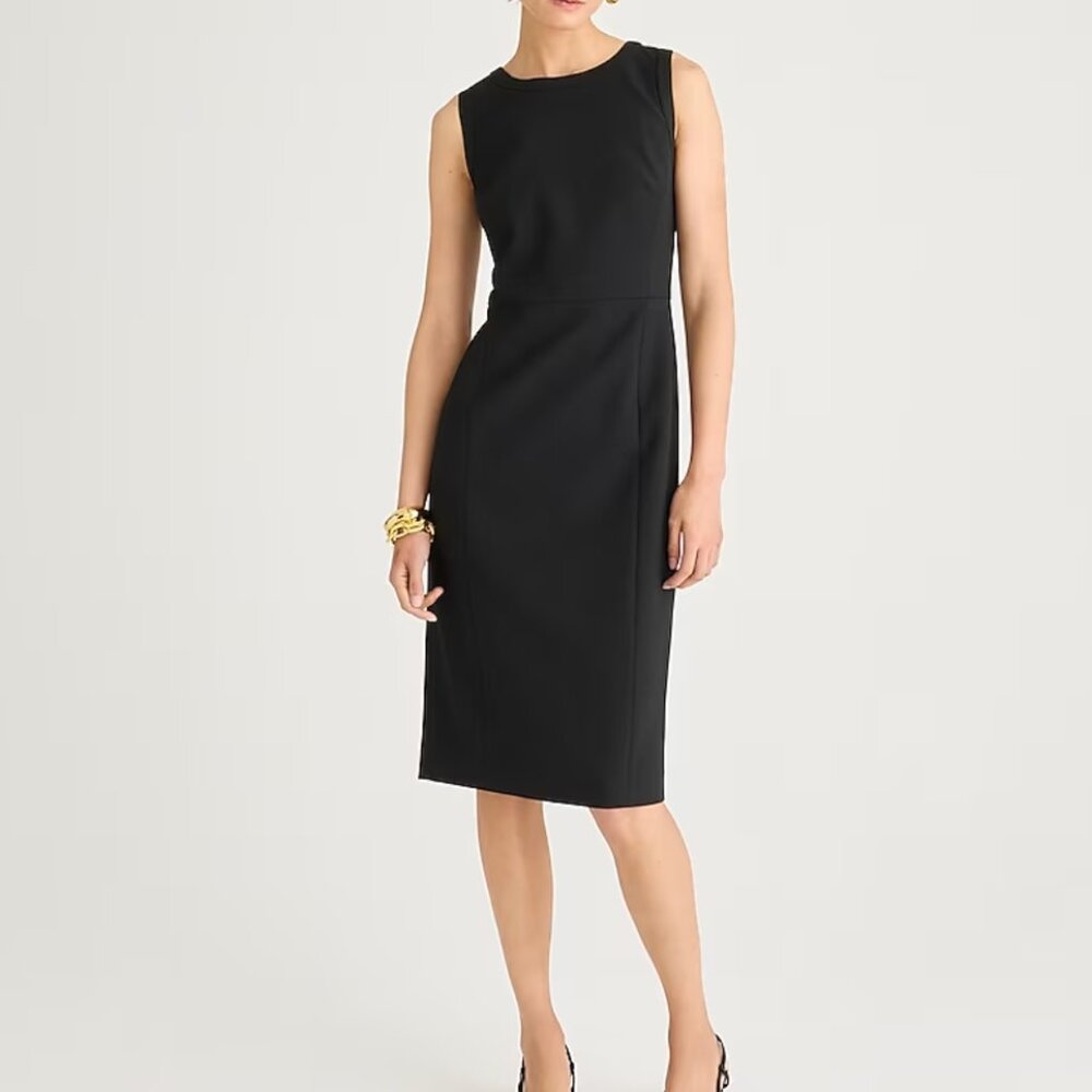 J.Crew Suiting Women's Sheath Dress - 00, Black